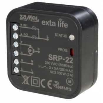 ZAMEL EXTA LIFE SRP-22 sterownik rolet dopuszkowy-16807