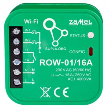 ZAMEL SUPLA ROW-01/16A odbiornik dopuszkowy WiFi-17802