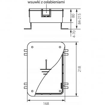 OPATÓWEK PZO INOX puszka p/t do złącza odgromowego-20873