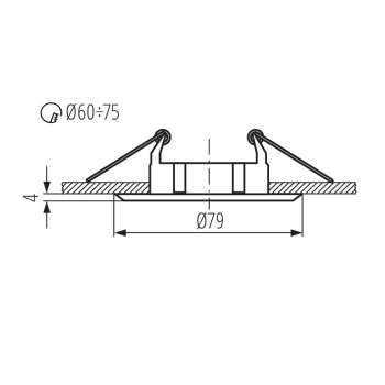 KANLUX VIDI CTC-5514-W oprawa punktowa BIAŁY-23620