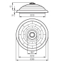 KANLUX FOGLER DL-240O plafon PIR LED E27 40W-23768