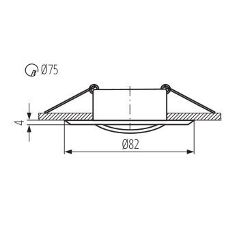 KANLUX VIDI CTC-5515-B oprawa punktowa CZARNY MAT-24152