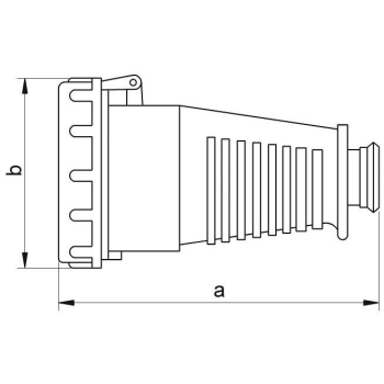 TAREL gniazdo przenośne 5x63A IP67 -28050