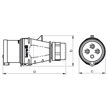 TAREL wtyka przenośna 5x32 IP44-28053