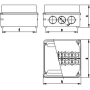 TAREL puszka 166x166x100 n/t -28094