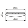 PHILIPS LEDINAIRE WL060V LED 22W  plafon IP44-28749