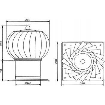 DOSPEL TRN 150 nasada kominowa srebro/aluminium-28966